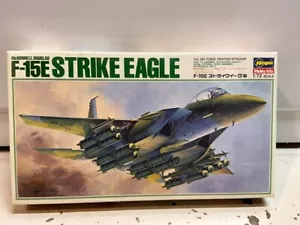 Hasegawa 1/72 Modellino Aereo Kit F-15E Strike Eagle K018 SIGILLATO - Foto 1 di 1