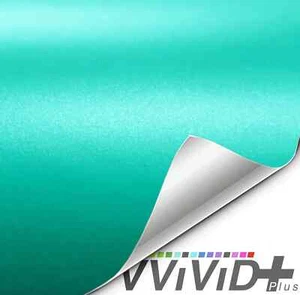 VViViD MATTE METALLIC MIAMI TEAL AUTOMOTIVE VINYL WRAP / NEXT DAY DELIVERY - Picture 1 of 24