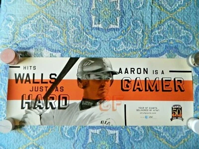 2008 Aaron Rowand San Francisco Giants Poster - Image 1 of 4