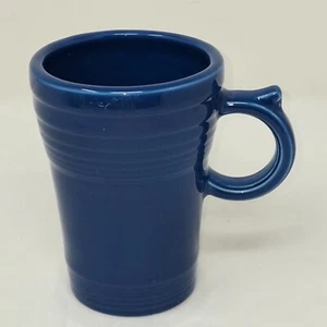 FIESTA HLC U.S.A. LAPIS BLUE LATTE COFFEE MUG 18 OZ THUMB HANDLE - Picture 1 of 7