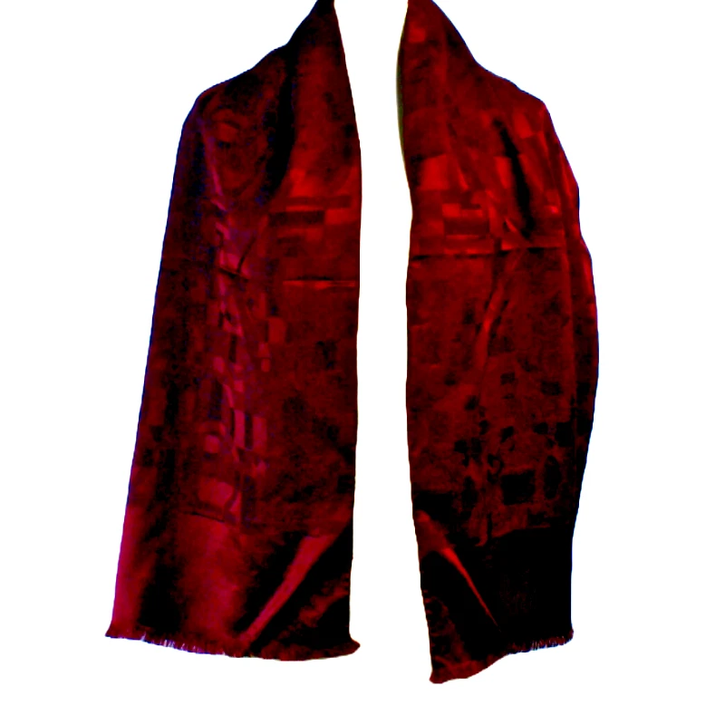 RARO Auténtico Vintage Salvatore Ferragamo Logo Lujo Chal Bufanda de Seda Foto 1 de 4