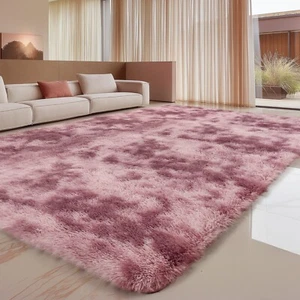 Large Plush Shaggy Area Rug – Soft, Non-Slip Carpet for Living Room & Bedroom - Picture 1 of 36