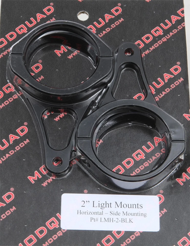 ModQuad Horizontal End Light Bar Mount - 2in. - Black LMH-2-BLK - Image 1 of 1
