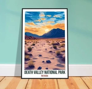 Death Valley National Park Nevada USA Travel Print Wall Art - Picture 1 of 4