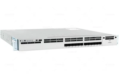 Cisco WS-C3850-12S-E 12x SFP 1Gb IPSERVICE Ethernet Switch - Image 1 of 4