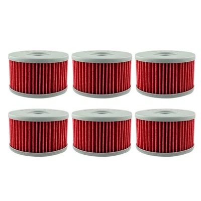 6X Oil Filters for SUZUKI DR500 DR650S/SE DR800 LS650 SAVAGE S40 Boulevard SP500 Foto 1 de 4
