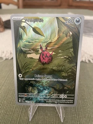 Venipede 132/086 Sv: Black Bolt Illustration Rare Holo NM 🔥 - Image 1 of 2