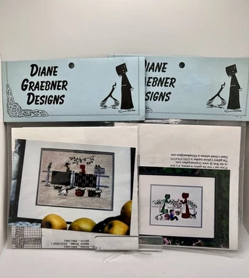DIANE GRAEBNER DESIGNS Counted Cross Stitch Patterns- LYNN'S PRINTS - Lot of 2 - Image 1 of 4
