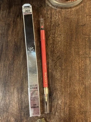 Lápiz delineador de labios impermeable Lancome Le con cepillo 369 VERMILLION NUEVO EN CAJA Foto 1 de 4