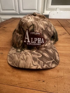 Alpha Explosives Mütze Kappe Camouflage verstellbarer Riemen hinten - Bild 1 von 5