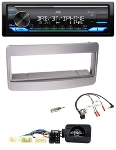 JVC Bluetooth DAB USB Lenkrad Autoradio für Toyota RAV 4 2001-2006 dunkelsilber - Bild 1 von 10