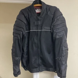 BiLT Motorcycle Soft Armored Jacket Mens XL Black Biker MotoGP BLM3 - Bild 1 von 8