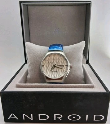 NOS RARE Android AD283 Auto Swiss Movm't Watch Oko Orig Design 25 Jewel 200m - Image 1 of 4