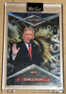 Donald Trump 2025 Wild Card Alumination MAGA National Pack Kaleidoscope #1/1 - Bild 1 von 2