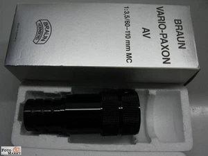 Braun Objektiv Paximat Vario-Paxon 3,5/60-110 Projektionsobjektiv für Dia - Picture 1 of 3