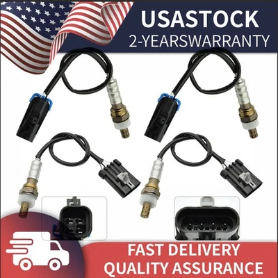 Sensor de oxígeno O2 4X para Chevrolet GMC Silverado 1500 1996-2002 234-4012 234-4018 Foto 1 de 4