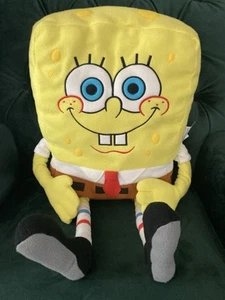 Spongebob Squarepants Plush Pillow 24" Nickelodeon Stuffed Smiling Teeth - Picture 1 of 7