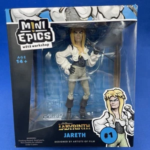 Weta Workshop Mini Epics 71 Jim Henson's Labyrinth #1 Jareth Figure NEW Sealed - Picture 1 of 16