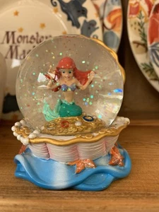 Disney The Little Mermaid Snow Globe Princess Ariel Decorative Collectable - Picture 1 of 8