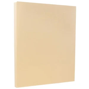 ® Vellum Bristol Cardstock - 8.5" x 11" - 67 lb Ivory - 50/Pack - Picture 1 of 2