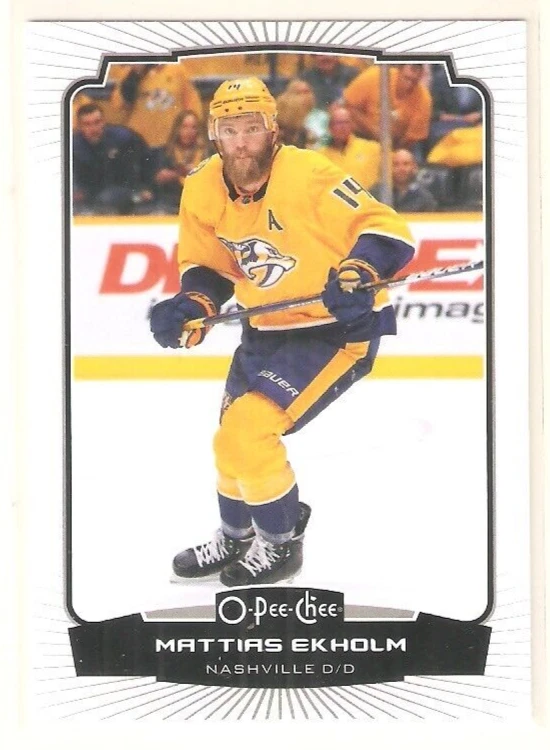 Mattias Ekholm 2022-23 O-Pee-Chee Base Card #352 Predators - Image 1 of 1