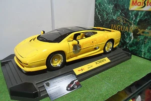 JAGUAR XJ220 jaune de 1992 au 1/12 MAISTO 33203 voiture miniature de collection - Imagen 1 de 5