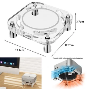 Transparent Dustproof Base Desktop Acrylic Stand Bracket Holder for Mac Mini4 - Picture 1 of 9