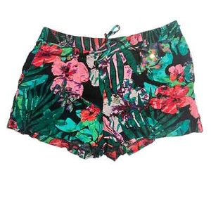 Pantalones Cortos Thalia Sodi Estampado Tropical Grandes Nuevos con Etiquetas - Imagen 1 de 8