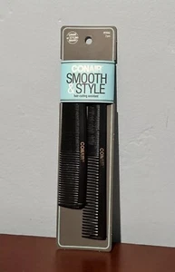 Conair Smooth Style Hair Cutting Set Extra Fine Tooth Barber & Pocket Comb NEW - Picture 1 of 7
