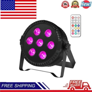 105W RGBW PAR Light 7 LED DMX Stage Lighting DJ Disco Party Club Bar Show Lights - Picture 1 of 10