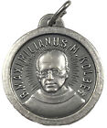 Vintage Catholic B Maximilianus Kolbe Silver Tone Religious Petite Medal