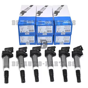 6PCS Delphi Ignition Coil Spark Plug For BMW E90 F30 320i 328i 330i E60 525 530i - Picture 1 of 6