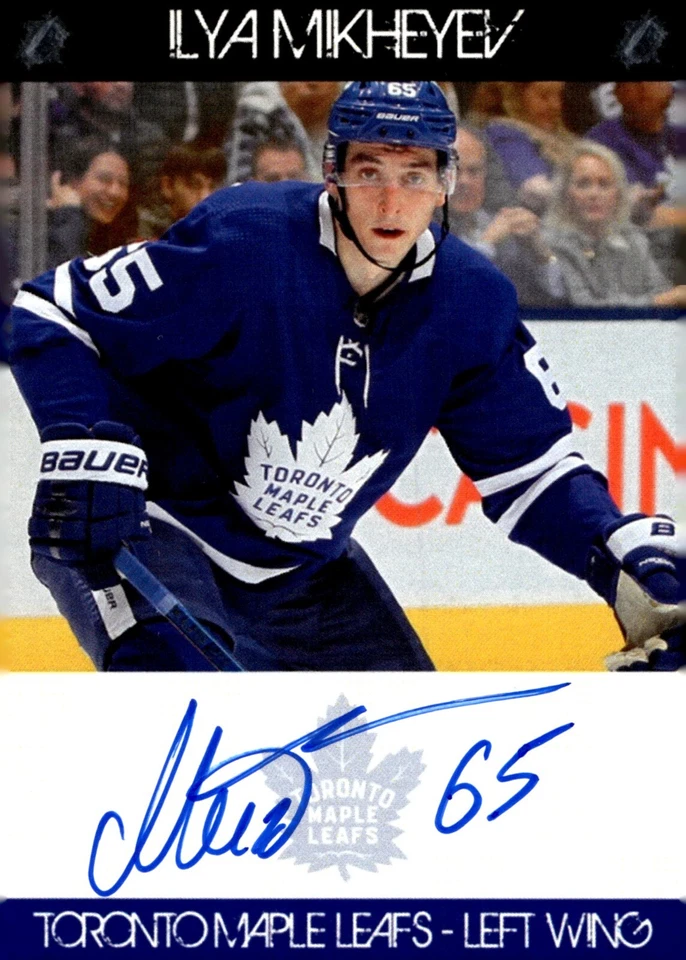 Ilya Mikheyev - Signed Custom 2.5" x 3.5" Toronto Maple Leafs Photo Card - Image 1 of 1