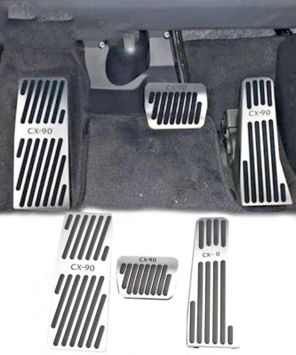 Para Mazda CX90 Accesorios Antideslizantes Acelerador Pedal Pastillas Freno Reposapiés 2023 Foto 1 de 4