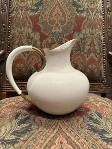 Ernest Sohn 1950s White Gold Georgian Pitcher - Picture 1 of 10