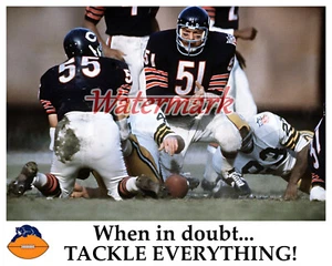 NFL Dick Butkus Chicago Bears Color Game Action 8 X 10 Photo Picture - Picture 1 of 1