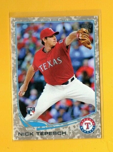 D16430  2013 Topps Update Camo #US267 Nick Tepesch RANGERS #39/99 - Image 1 of 1