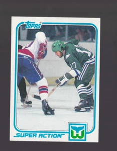 1981-82 Topps Hockey East - Super Action # 131 Mike Rogers schöne Karte - Bild 1 von 2