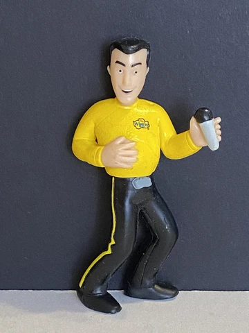 ✨The Wiggles 3.5” GREG Figure Yellow Shirt & Microphone Cover