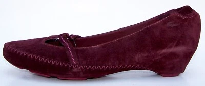 LACOSTE Odesa Gamuza Diseñador Cuero Genuino Zapatos Planos Comodidad 9 Foto 1 de 4