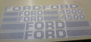 Ford 4500 Tractor Loader Decals