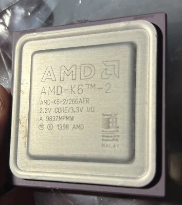 Vintage AMD K6-2/266AFR CPU - Image 1 of 2