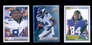 2013-2014 Panini CORDARRELLE PATTERSON Minnesota Vikings 3-Card Sticker Lot RC - Picture 1 of 1