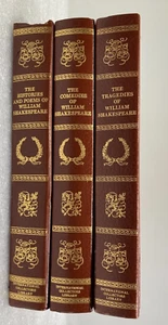 International Collectors Library: WILLIAM SHAKESPEARE, Set Of 3, Vintage - Picture 1 of 18