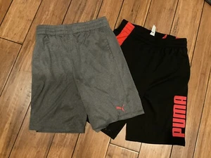 Puma boys shorts Lot  both size 14-16 large Good Condition Athletic - Picture 1 of 10