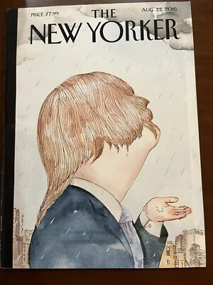 New Yorker Magazine, Trump Cover, Aug 22 2016, Excellent Condition Foto 1 de 3