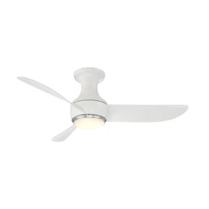 Modern Forms Corona 3-Bld 44" Flush Fan, 3000K LED, N/WH - FH-W2203-44L-BN-MW - Picture 1 of 1