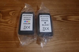 Refilled Ink For Canon PG 545XL Black And CL 546XL Colour Ink Cartridges 545 546 - Afbeelding 1 van 2