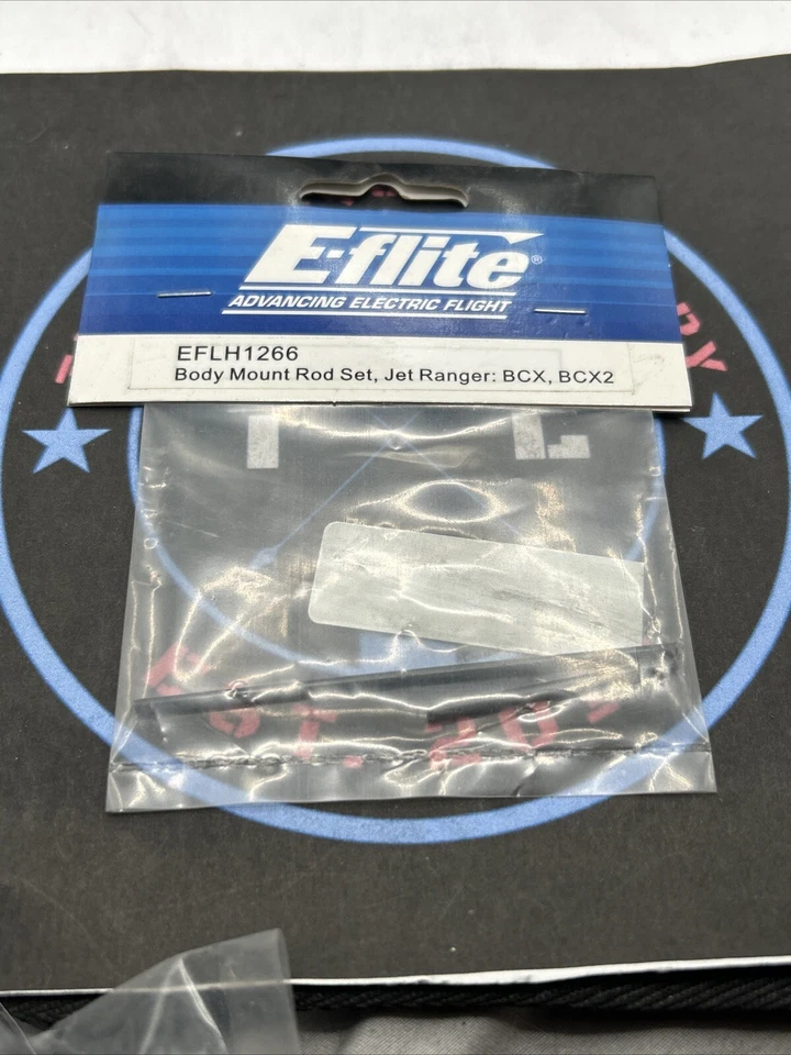 E-Flite. EFLH1266 Body Mount Rod Set. Jet Ranger BCX BCX2 - Image 1 of 1