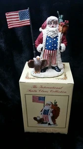 The International Santa Claus Collectible Figurine -Patriotic / United States - Picture 1 of 10